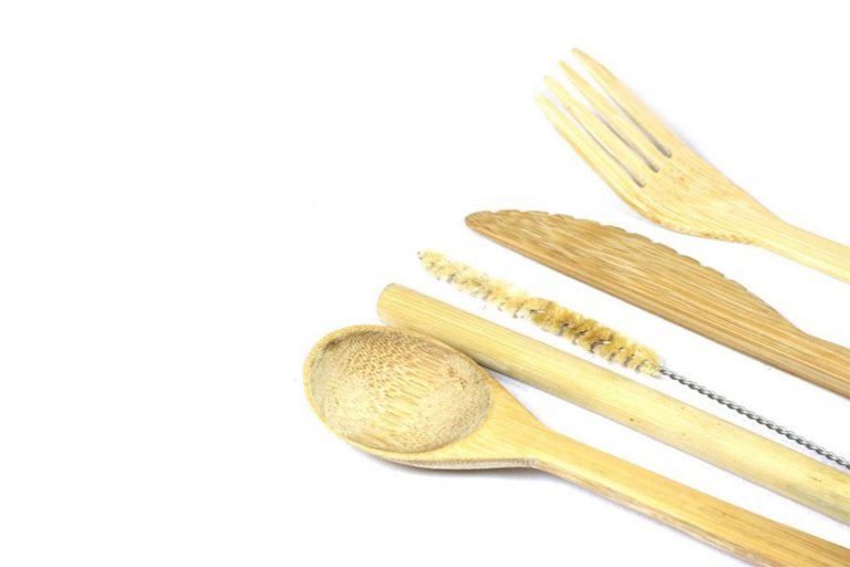 Reusable bamboo cutlery set - 02